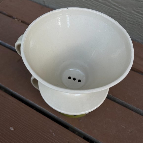 Handmade Coffee Pour-over Set! "Green Cloud" - Like New - Picture 4 of 8